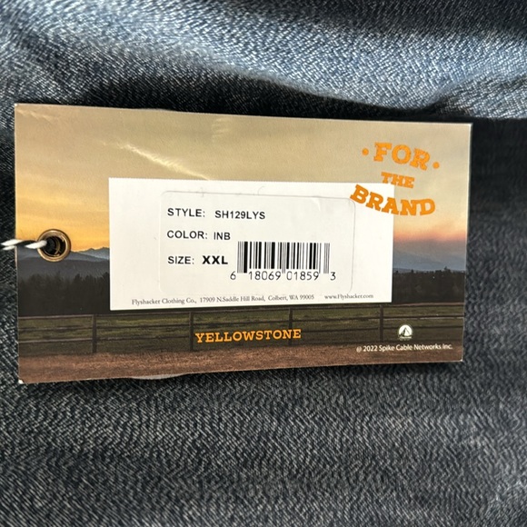 Yellowstone Dutton Ranch Button down Brand New XXL (Fits like XL) - Picture 5 of 7